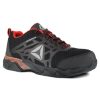 Footwear Reebok Athletic | Reebok Men'S Beamer Esd Composite Toe Athletic Work Shoe Black / Red