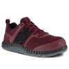 Footwear Reebok Athletic | Reebok Men'S Print Work Ultk Composite Toe Athletic Work Shoe Burgundy/Black