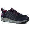 Footwear Reebok Non-Slip Shoes | Reebok Women'S Astroride Work Esd Steel Toe Athletic Work Shoe Dark Navy/Purple