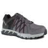 Footwear Reebok Non-Slip Shoes | Reebok Men'S Trailgrip Work Alloy Toe Athletic Work Shoe Gray / Black