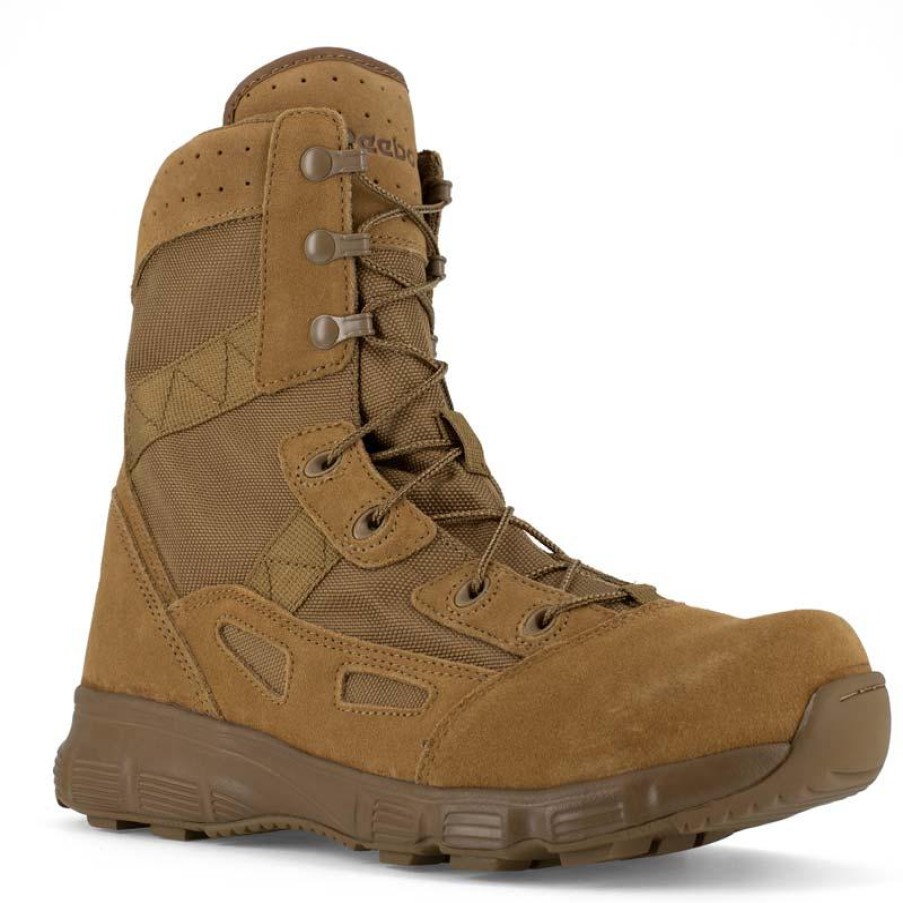 Footwear Reebok Tactical | Reebok Duty Men'S 8" Hyper Velocity Tactical Boot Coyote