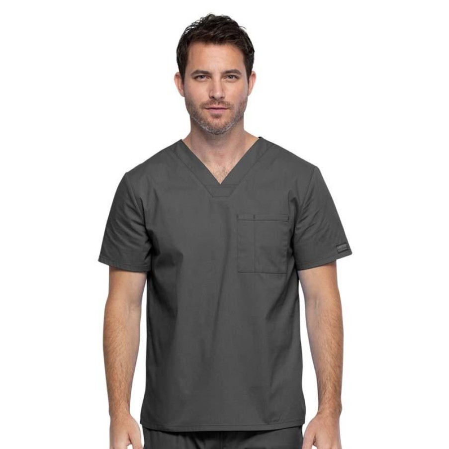 Healthcare Cherokee WW Professionals Scrub Tops | Cherokee Workwear Professionals Unisex V-Neck Scrub Top