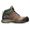 Footwear Timberland Pro Non-Slip Boots | Timberland Pro Men'S Reaxion Waterproof Composite Toe Hiker Brown/Green