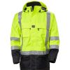 Outerwear Helly Hansen Rain Jackets | Helly Hansen Men'S Class 3 Ansi Hi Viz Potsdam Waterproof Jacket Yellow