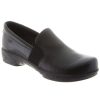 Footwear Klogs Non-Slip Healthcare | Klogs Women'S Maven Leather Slip On Black Full Grain