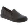 Footwear Klogs Non-Slip Healthcare | Klogs Women'S Padma Leather Athletic Slip On Black Full Grain