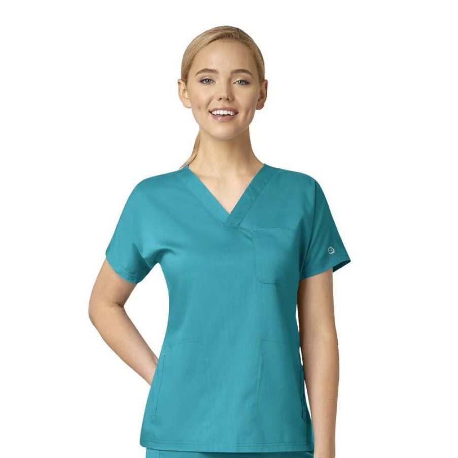 Healthcare WonderWink Pro Scrub Tops | Wonderwink Pro Women'S V-Neck Dolman Scrub Top