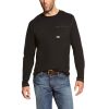 Workwear Ariat T-Shirts | Ariat Men'S Rebar Workman Long Sleeve T-Shirt Black