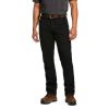 Workwear Ariat Jeans | Ariat Men'S Rebar M4 Made Tough Durastretch Double Front Canvas Work Pant Black