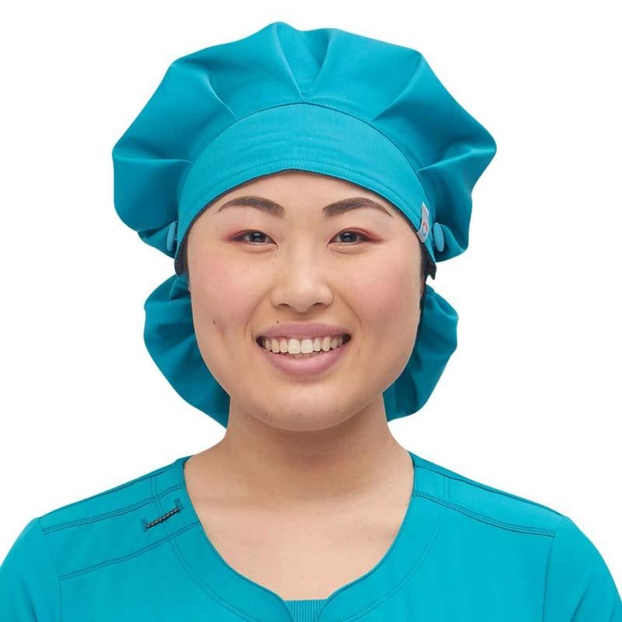 Accessories WW Revolution Tech Scrubs Caps & Hats | Cherokee Workwear Revolution Tech Unisex Antimicrobial Bouffant Scrub Hat