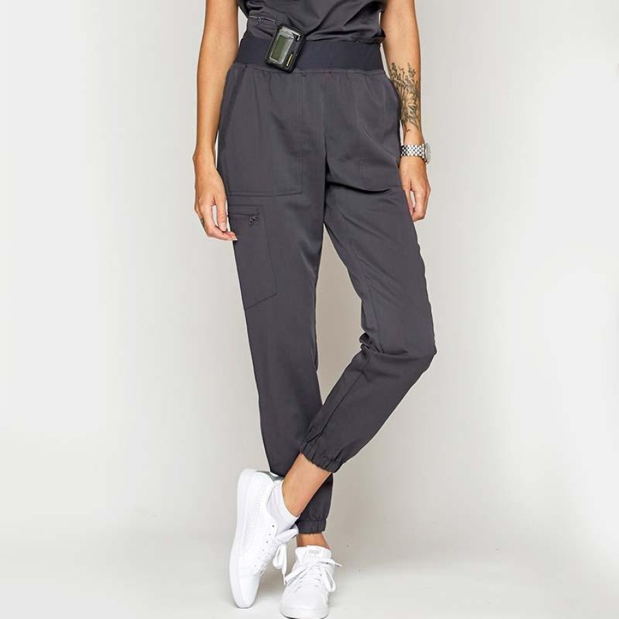 Healthcare Scrubology Core Scrub Pants | Scrubology Core Women'S Cargo Pull-On Jogger Scrub Pant