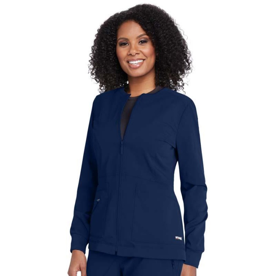 Healthcare Grey's Anatomy Lab Coats & Jackets | Grey'S Anatomy +Spandex Stretch Women'S Millie Scrub Jacket