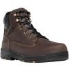 Footwear Danner Work Boots | Danner Men'S 6" Caliper Waterproof Soft Toe Work Boot Brown