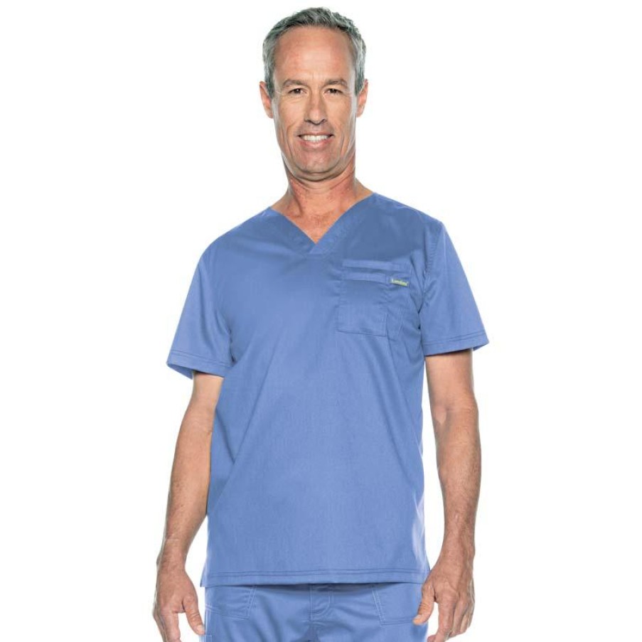 Healthcare ProFlex by Landau Scrub Tops | Proflex By Landau Men'S V-Neck Scrub Top