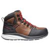 Footwear KEEN Utility Non-Slip Boots | Keen Ultility Men'S Red Hook Waterproof Carbon Fiber Toe Hiker Tobacco/Black