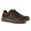 Footwear Rockport Non-Slip Shoes | Rockport Works Men'S Primetime Casuals Work Esd Steel Toe Work Oxford Brown