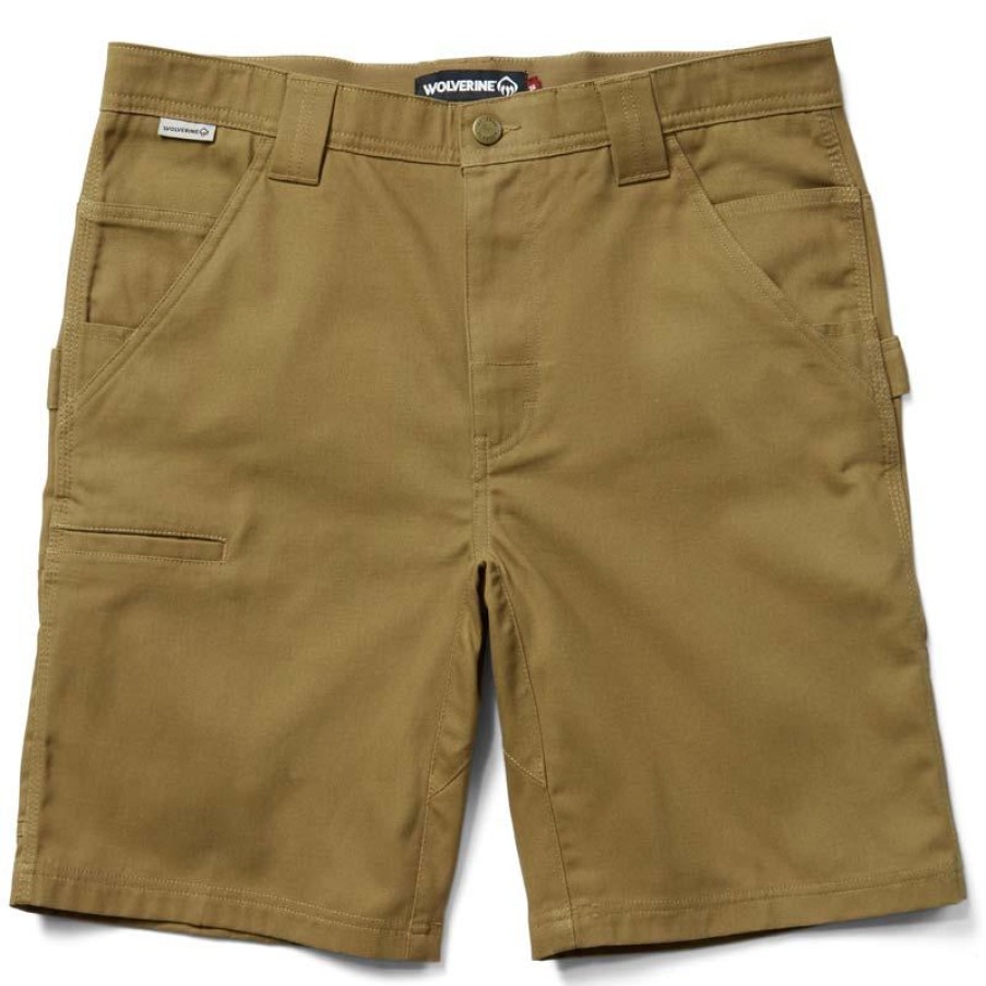 Workwear Wolverine Shorts | Wolverine Men'S 10" Guardian Cotton Work Short