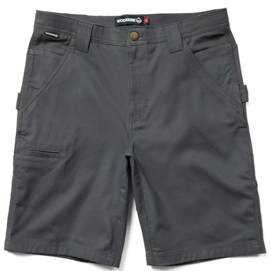 Workwear Wolverine Shorts | Wolverine Men'S 10" Guardian Cotton Work Short