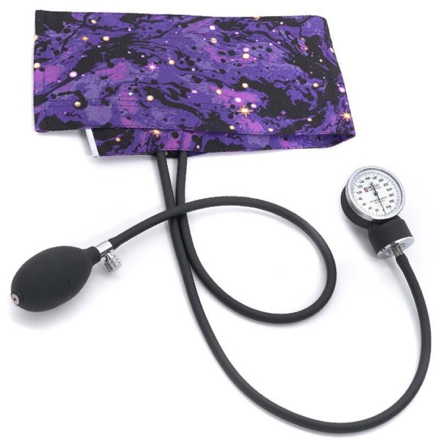 Accessories Prestige Blood Pressure Devices | Prestige Premium Adult Aneroid Sphygmomanometer Galaxy Purple