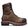 Footwear Timberland Pro Work Boots | Timberland Pro Men'S 8" Boondock Hd Waterproof Composite Toe Work Boot Turkish Coffee