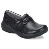 Footwear Nursemates Slip Ons | Nursemates Women'S Ceri Leather Slip On Black