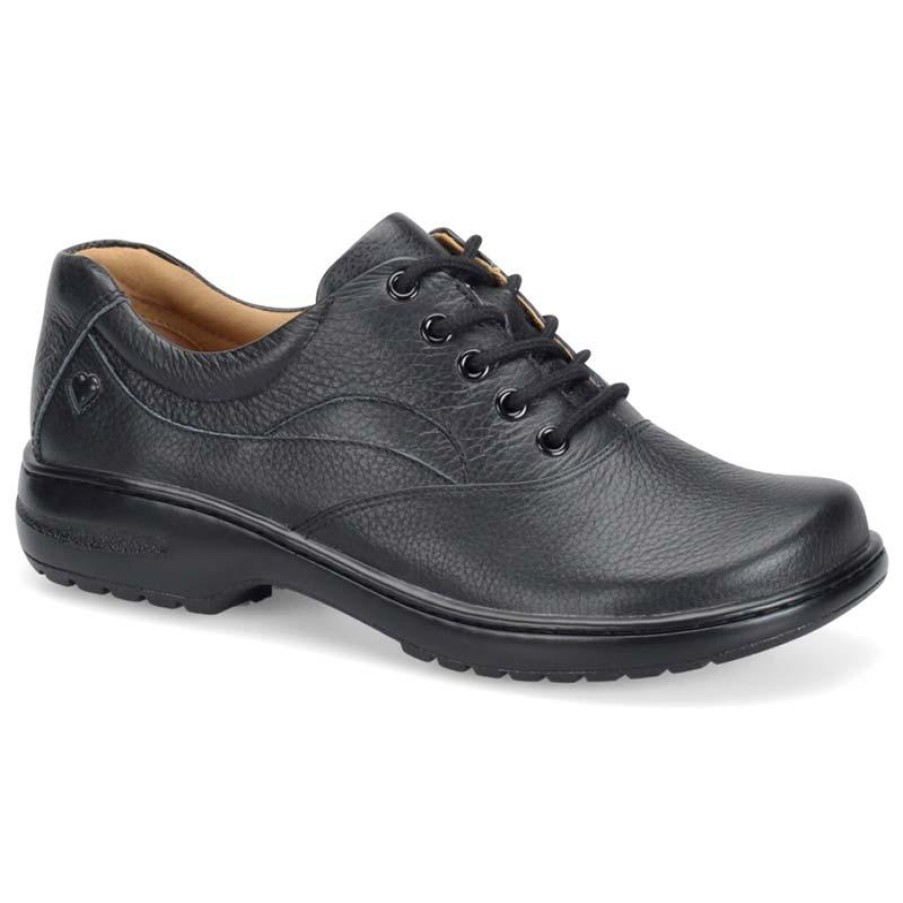 Footwear Nursemates Non-Slip Healthcare | Nursemates Women'S Macie Leather Oxford Black