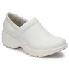 Footwear Align By NurseMates Clogs | Align By Nursemates Women'S Indya Leather Slip On Clog White