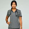 Healthcare Scrubology Sport Scrub Tops | Scrubology Sport Women'S V-Neck Scrub Top