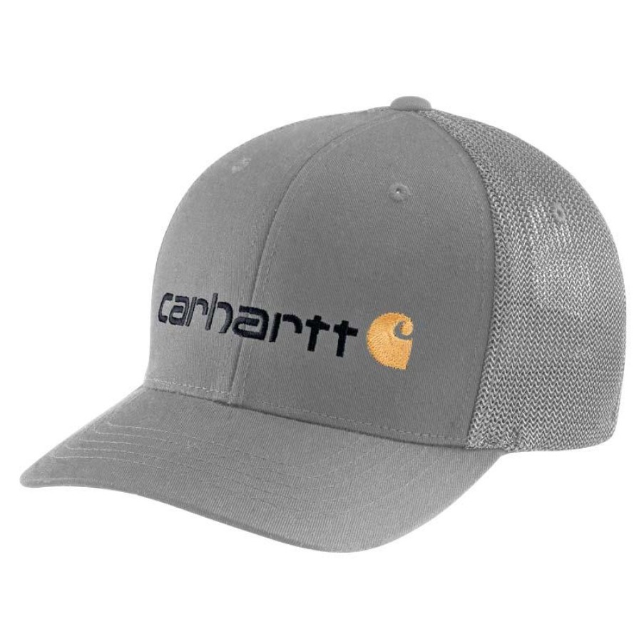 Accessories Carhartt Hats & Caps | Carhartt Men'S Rugged Flex Mesh-Back Graphic Cap