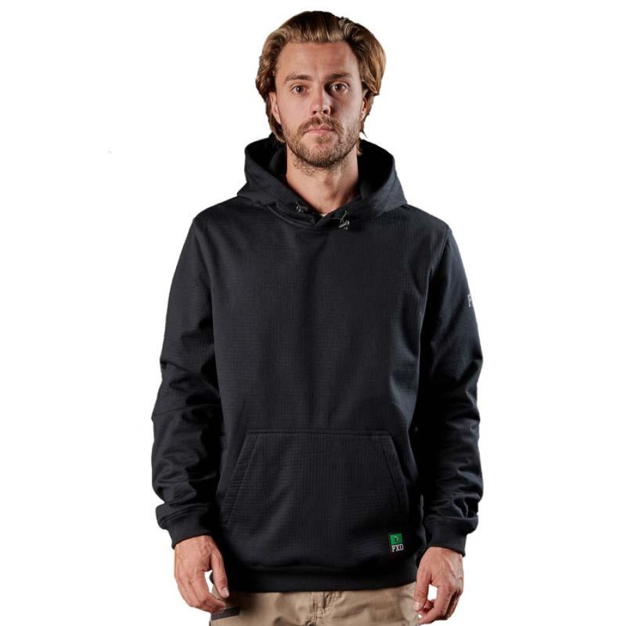 Outerwear FXD Hoodies | Fxd Men'S Bonded Membrane Fleece Hoodie