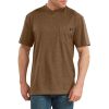 Workwear Dickies T-Shirts | Dickies Men'S Heathered Heavyweight Pocket Tee