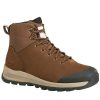 Footwear Carhartt Hiking | Carhartt Men'S 5" Waterproof Brown Hiker Boot Dark Brown Nubuck