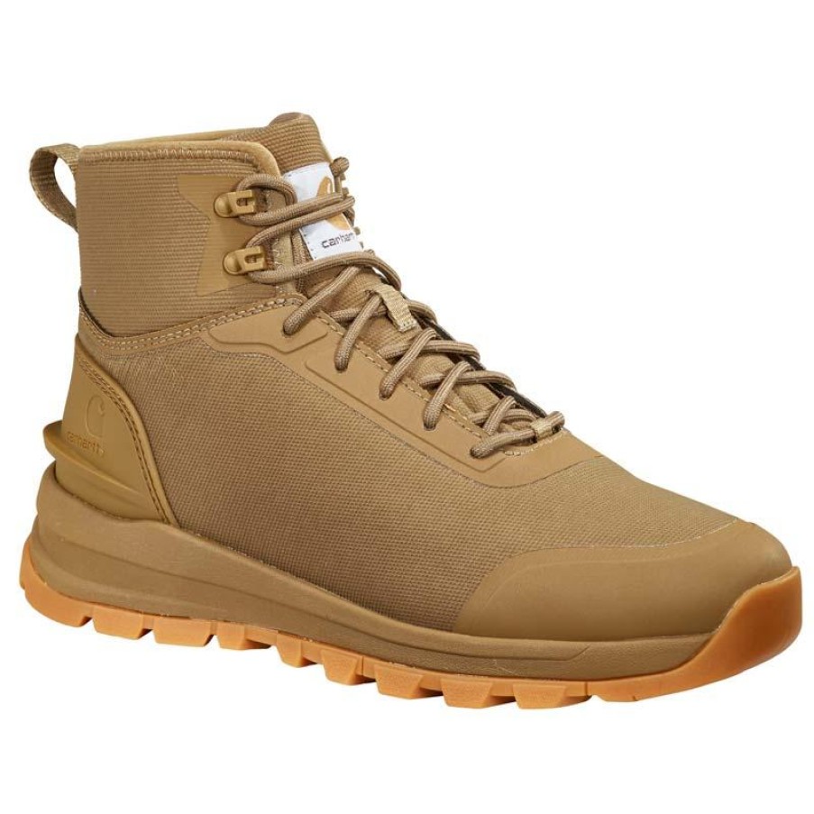 Footwear Carhartt Hiking | Carhartt Men'S 5" Utility Coyote Hiker Boot Coyote Nubuck