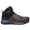 Footwear KEEN Utility Non-Slip Boots | Keen Utility Men'S Kansas City Kbflex Waterproof Carbon-Fiber Toe Hiker Coffee Bean/Black