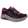 Footwear Dansko Healthcare Athletic | Dansko Women'S Pace Athletic Oxford Black/Berry Mesh