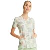 Healthcare Cherokee Scrub Tops | Cherokee Women'S Print Scrub Top Herbal Wellness