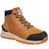 Footwear Carhartt Hiking | Carhartt Men'S 5" Gilmore Waterproof Soft Toe Light Brown Work Hiker Light Brown Oil Nubuck