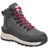 Footwear Carhartt Hiking | Carhartt Women'S 6" Gilmore Waterproof Soft Toe Dark Grey Work Hiker Dark Grey Nubuck