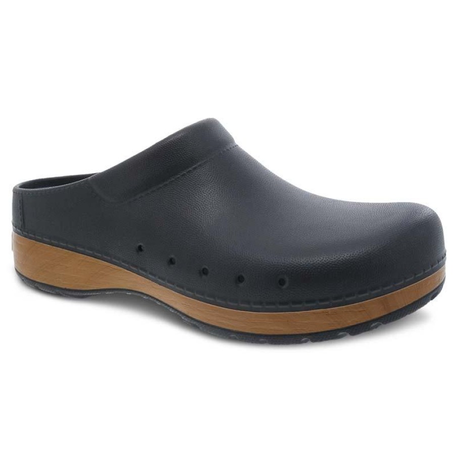 Footwear Dansko Clogs | Dansko Men'S Kane Molded Clog Black