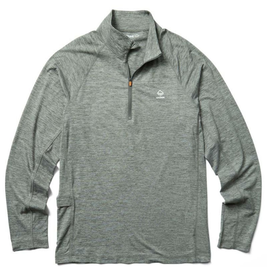 Workwear Wolverine T-Shirts | Wolverine Men'S Sun-Stop Eco 1/2 Zip Pull-Over