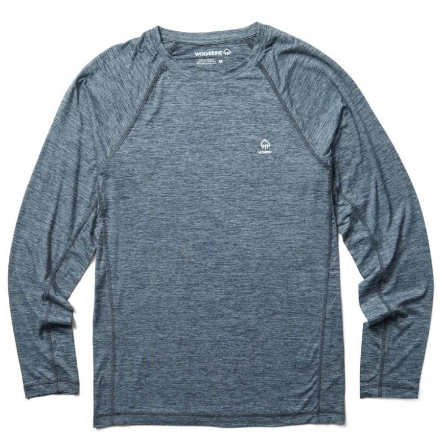 Workwear Wolverine T-Shirts | Wolverine Men'S Sun-Stop Eco Long Sleeve Raglan Tee