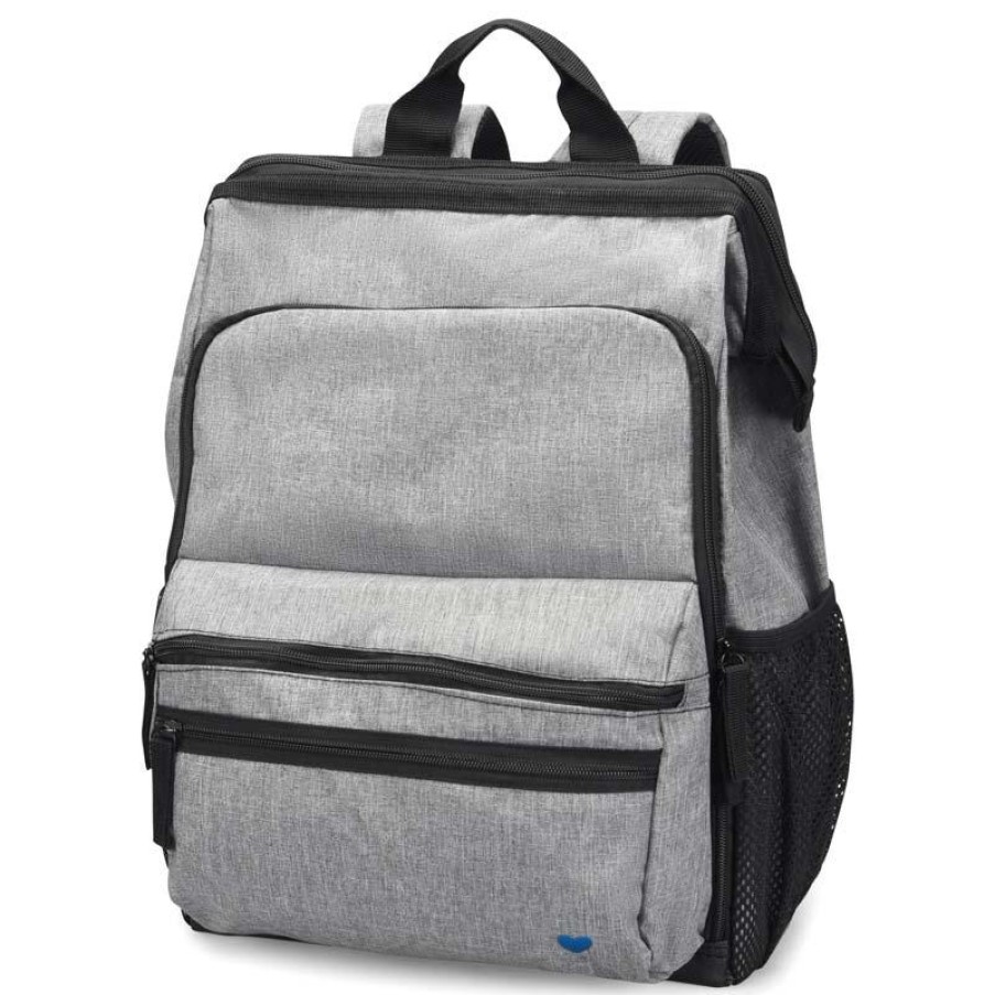 Accessories Nursemates Medical Bags | Nursemates Linen Ultimate Backpack Grey