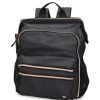 Accessories Nursemates Medical Bags | Nursemates Charcoal Linen Ultimate Backpack Black