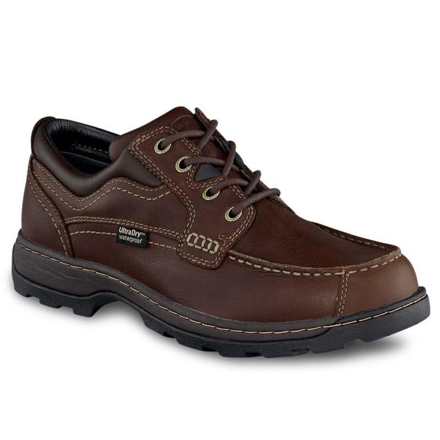 Footwear Irish Setter Oxfords | Irish Setter Men'S Soft Paw Waterproof Work Shoe Brown