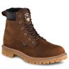 Footwear Irish Setter Work Boots | Irish Setter Men'S 6" Hopkins Aluminum Toe Waterproof Work Boot Brown