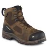 Footwear Irish Setter Non-Steel Safety Toe | Irish Setter Men'S 6" Kasota Composite Toe Waterproof Side Zip Work Boot Brown