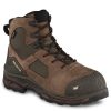 Footwear Irish Setter Met Guard | Irish Setter Men'S 6" Kasota Composite Toe Waterproof Met Guard Work Boot Brown