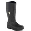 Footwear Irish Setter Rubber Boots | Irish Setter Unisex 17" Ironton Waterproof Pu Pull-On Boot Black