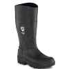 Footwear Irish Setter Rubber Boots | Irish Setter Unisex 17" Ironton Steel Toe Waterproof Pu Pull-On Boot Black