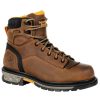 Footwear Georgia Boot Non-Slip Boots | Georgia Boot Men'S 6" Carbon-Tec Ltx Waterproof Composite Toe Work Boot Brown